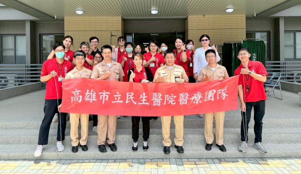 高市民生醫院首前進左營海軍基地 助150名官士兵、眷屬整合健康篩檢