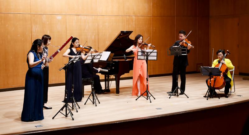 美國耶魯大學在台校友組成台灣耶魯室內樂團 受邀高醫大音樂會獻藝