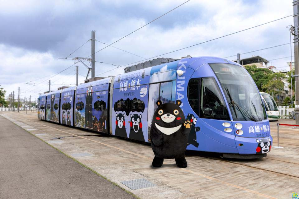 華航「雄熊愛上你」彩繪列車7/10開駛 高雄唯一直飛熊本 8/3起每週四班 只要7,200元起