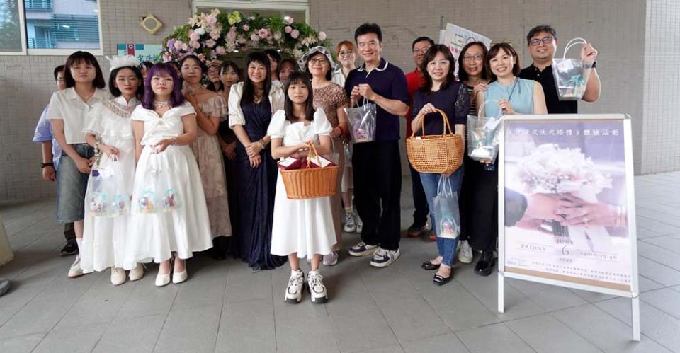 樹科大會展系婚禮規劃與宴會管理課程成果展 聚焦走進法式老電影的婚禮時光