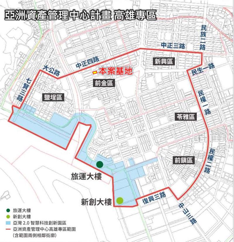 高市捷運局前金區後金段44地號等8土地公辦都更8月8日至12月8日公開招商