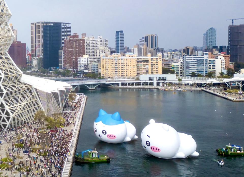 席捲全台!吉伊卡哇擁萬人祝福快樂出航與小八貓、兔兔相見歡