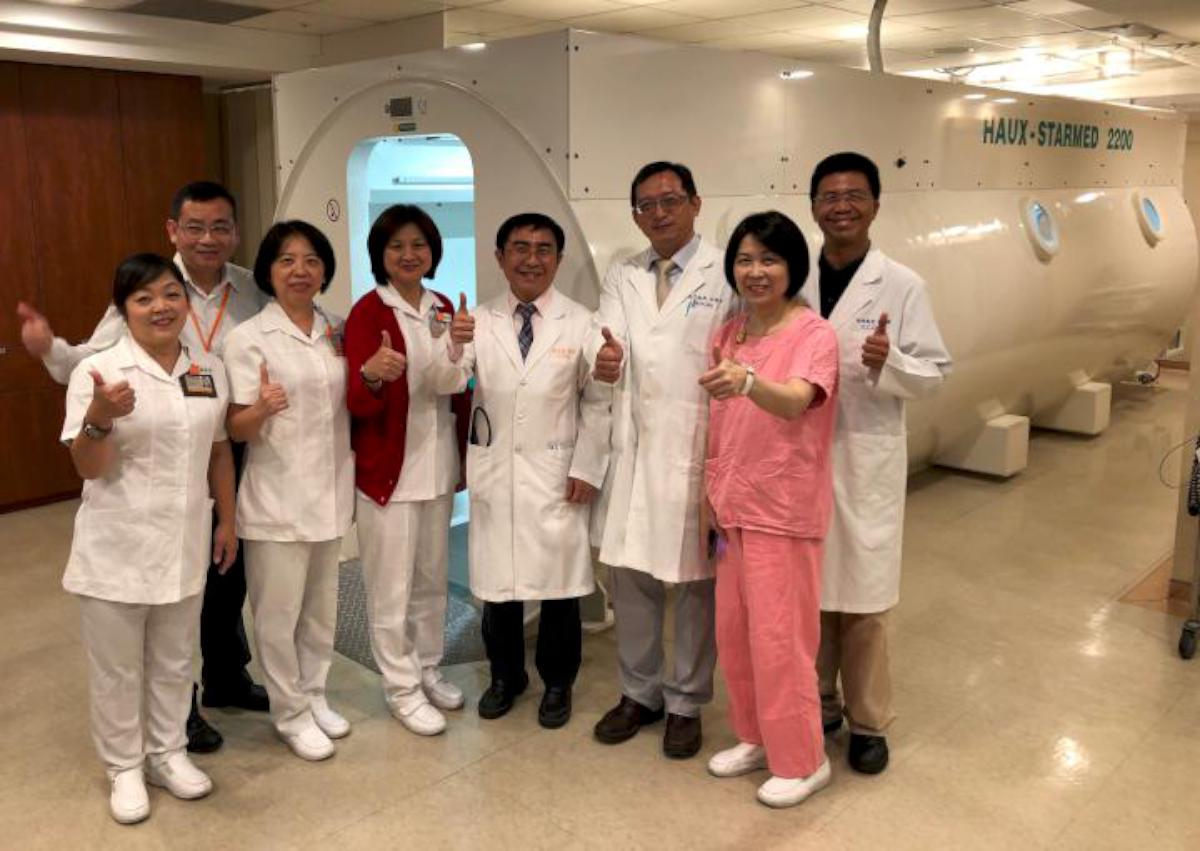 高市中年男罹患缺血性腦中風 高雄長庚醫院高壓氧治療改善