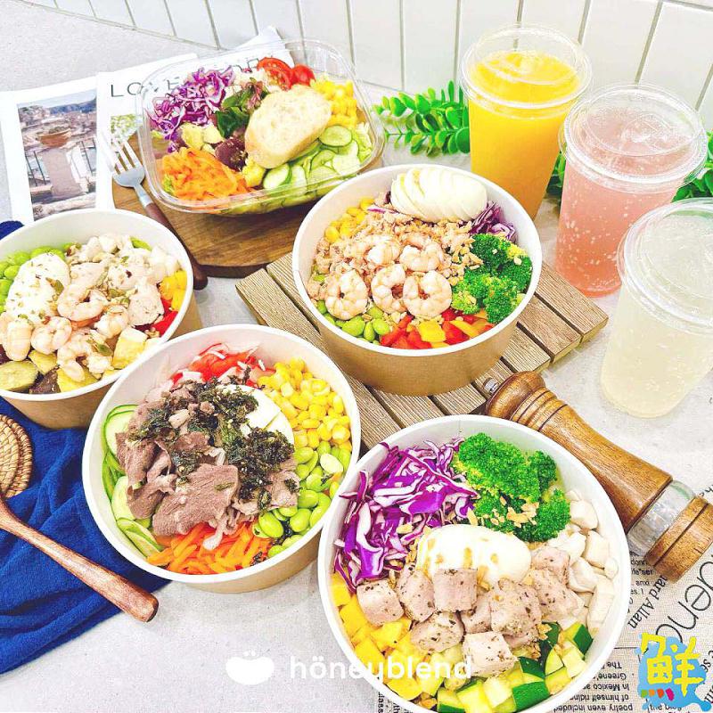 陽明商圈高人氣輕食餐! Honeyblend和你拌拌 給您吃不膩的輕食拌飯