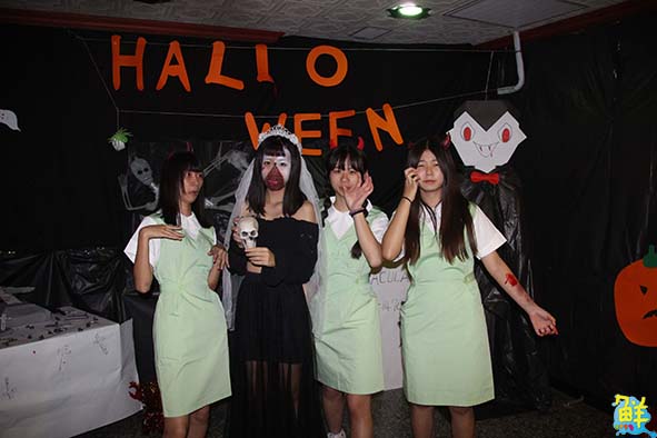 中山工商餐飲等4科學生設計萬聖節應景活動 特殊化妝密室逃脫驚嚇體驗