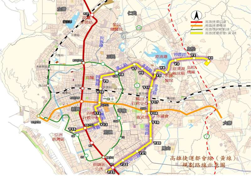 環保署通過高雄捷運黃線環境影響說明書 高市捷運局:全力落實承諾事項