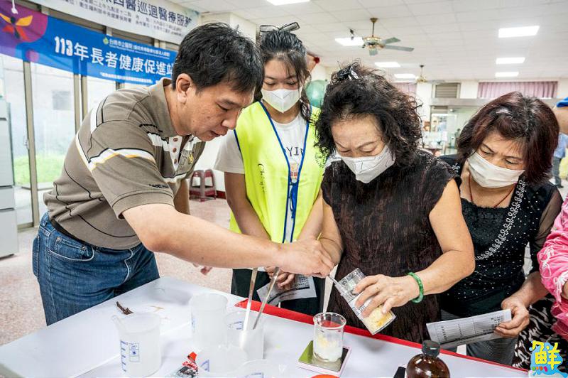 嘉藥USR團隊舉辦丹參手作活動 攜手居民開創社區新價值