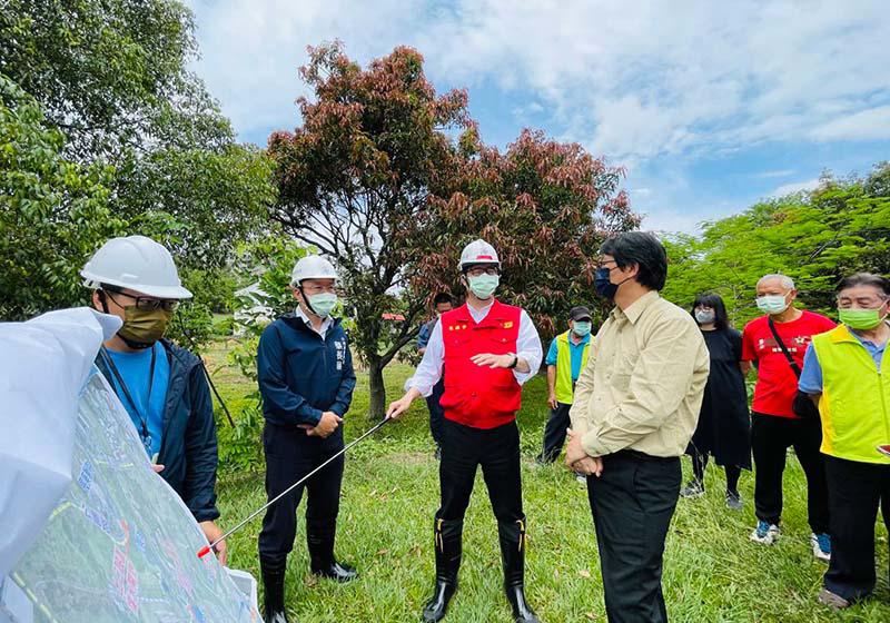 因應梅雨鋒面來襲 市長陳其邁視察治水工程及防汛整備工作