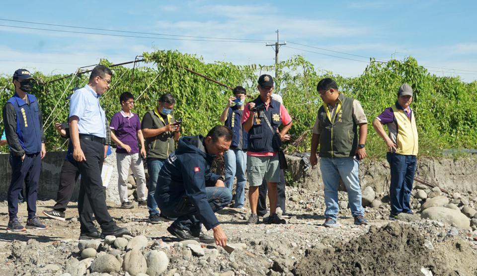高市府續稽查美濃區遭盜採土石3場址訪視預防精進作為 重申違法嚴查嚴辦不寬貸