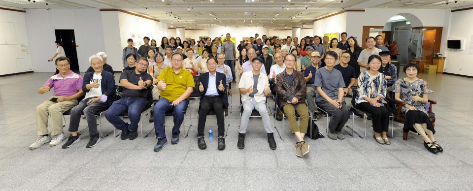 正修科大科藝處「人類世之下的多元共生」個展 精選高市現代畫學會理事洪明爵畫作