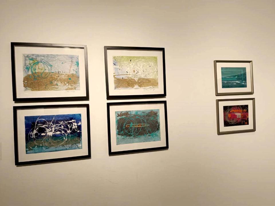 正修科大科藝處「人類世之下的多元共生」個展 精選高市現代畫學會理事洪明爵畫作