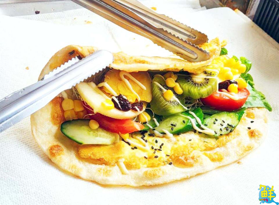 超人氣經典古早味! 祥記小米蛋餅鼓山龍德店 外酥內Q超滿足