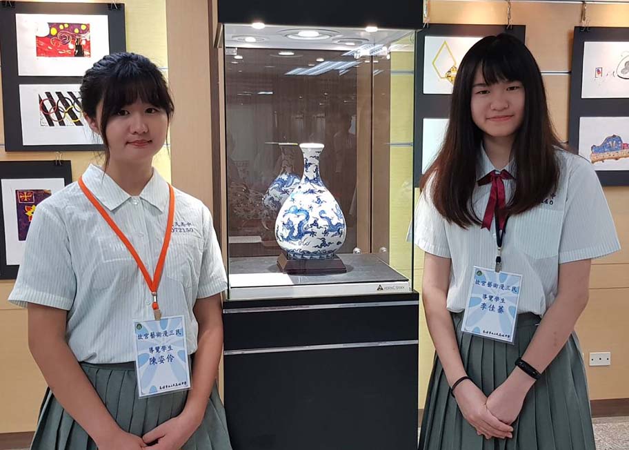 高市三民高中首度引進故宮南院11件復刻文物 11月15日校內獨家參展