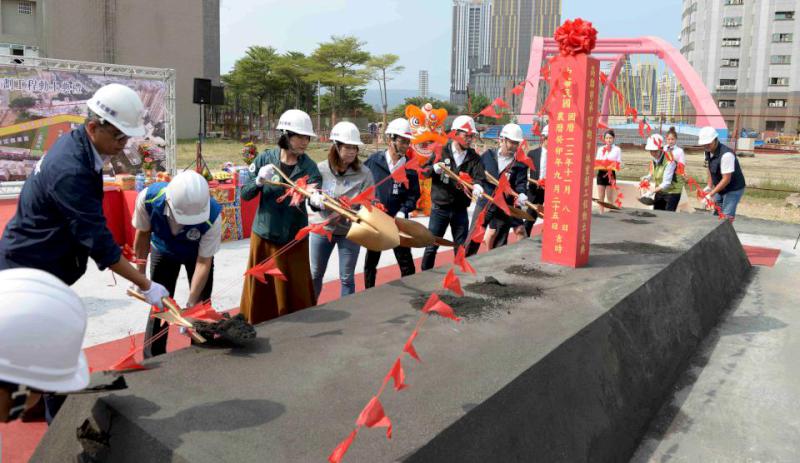 高市107年市地重劃工程動土 新闢計畫道路串連龍德新路跨愛河銜接民族一路