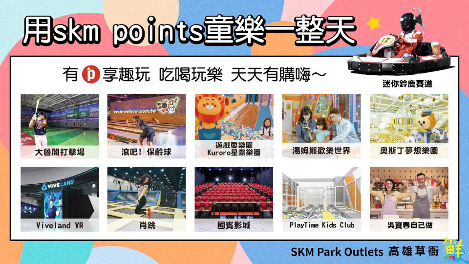 SKM Park Outlets全台最好玩的兒童節 平日停車免費放心玩樂一整天