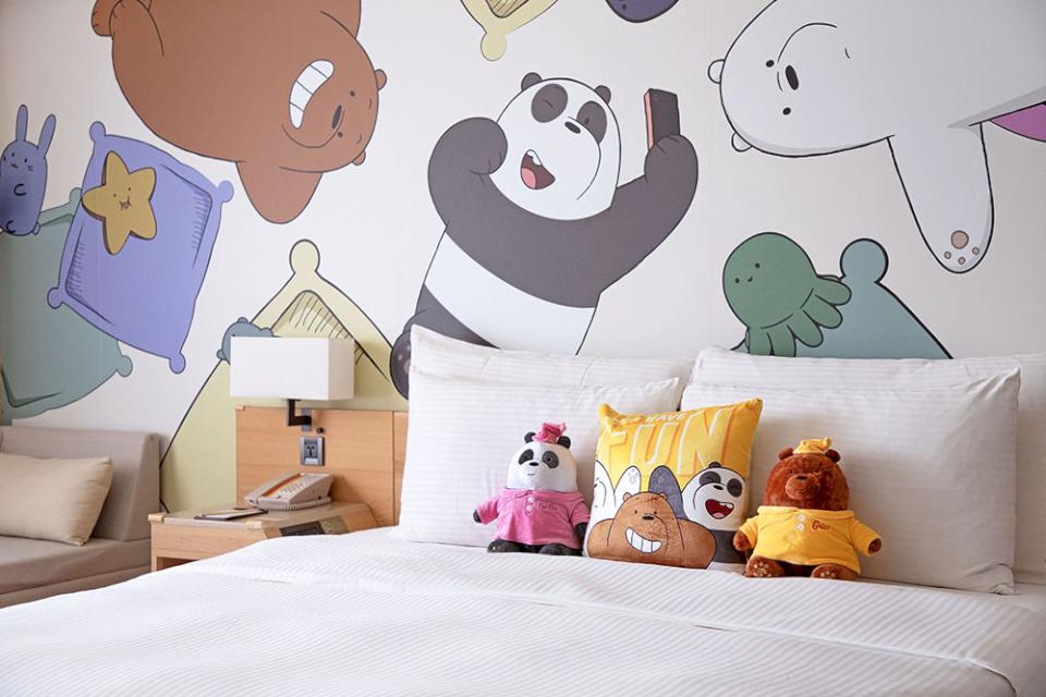 和逸飯店·台南西門館結合人氣卡通《熊熊遇見你》 打造從餐桌到住宿的卡通主題旅程!