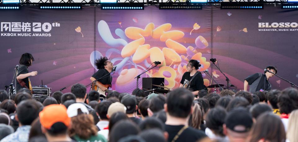 高市青年局高速青春首前進知名串流音樂平台第 20 屆風雲榜 3組育成樂團輪番獻藝