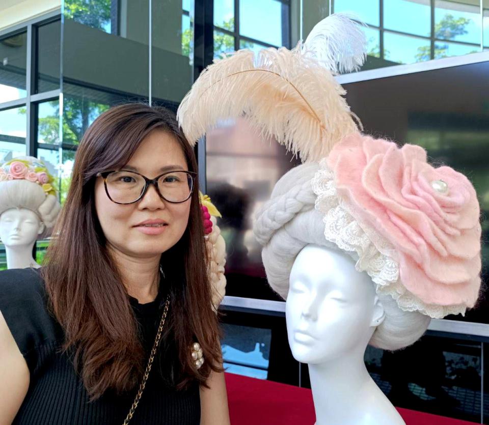 正修科大妝彩系碩士生簡湘紜羊毛氈藝術創作 7月4日前圖書館邀賞