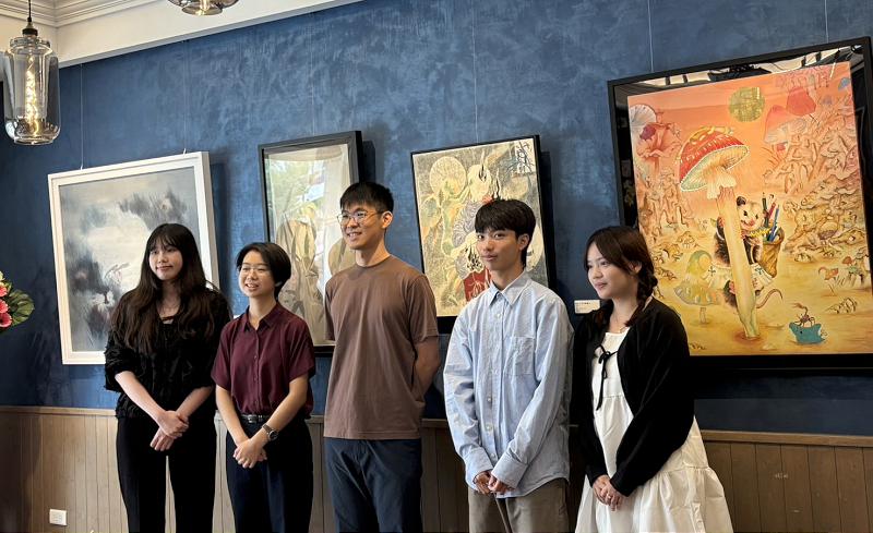 新思惟人文空間「不安幻境—膠彩創作聯展」 帕莎蒂娜青海餐廳兩地同步邀賞