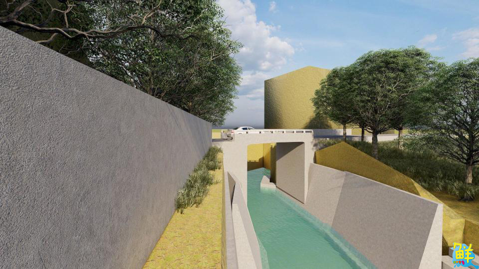 燕巢區深水公墓福壽橋災修工程動工 提供市民安全通行道路