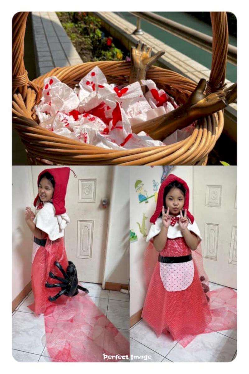 新上國小親師生環保素材萬創意變裝 萬聖節走秀