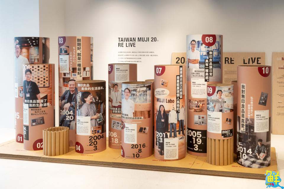 MUJI無印良品台灣20週年展覽 台北松高與高雄大立門市始終生活相伴
