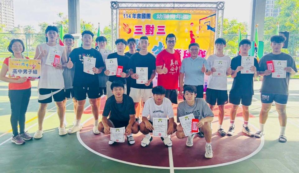 高市救國團幼獅青年盃三對三籃球賽福誠高中開打 國高中大專6組冠軍出爐