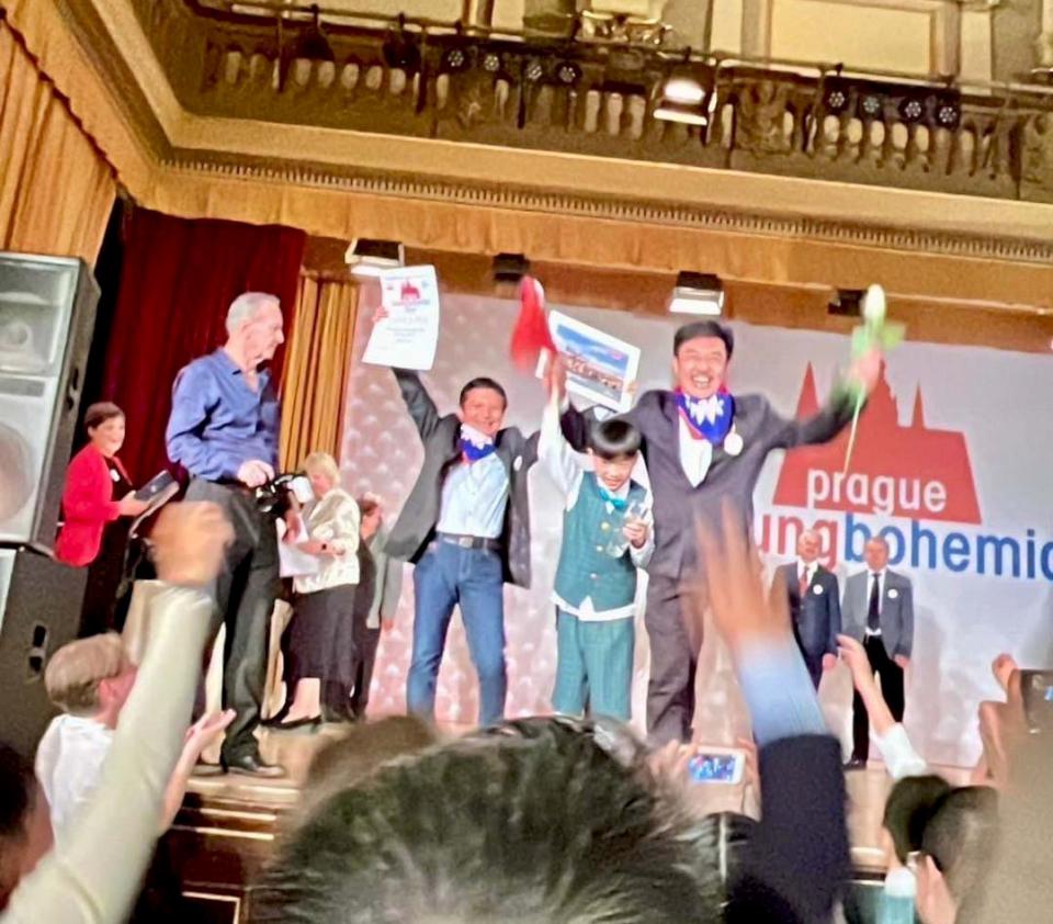 捷克布拉格青年波西米亞音樂節 前金國小管樂團勇奪金牌獎