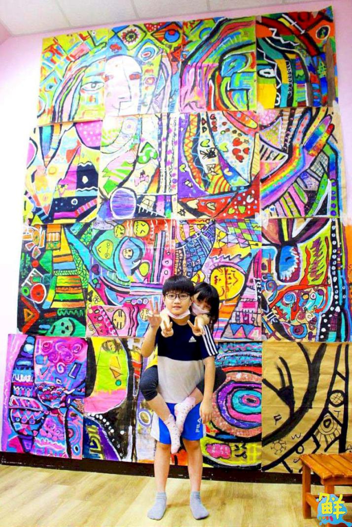 高雄美術教室推薦 愛繪會 手把手教學培養感受力與專注力