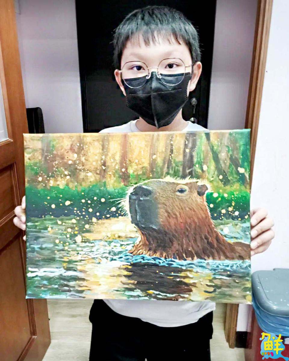 高雄美術教室推薦 愛繪會 手把手教學培養感受力與專注力