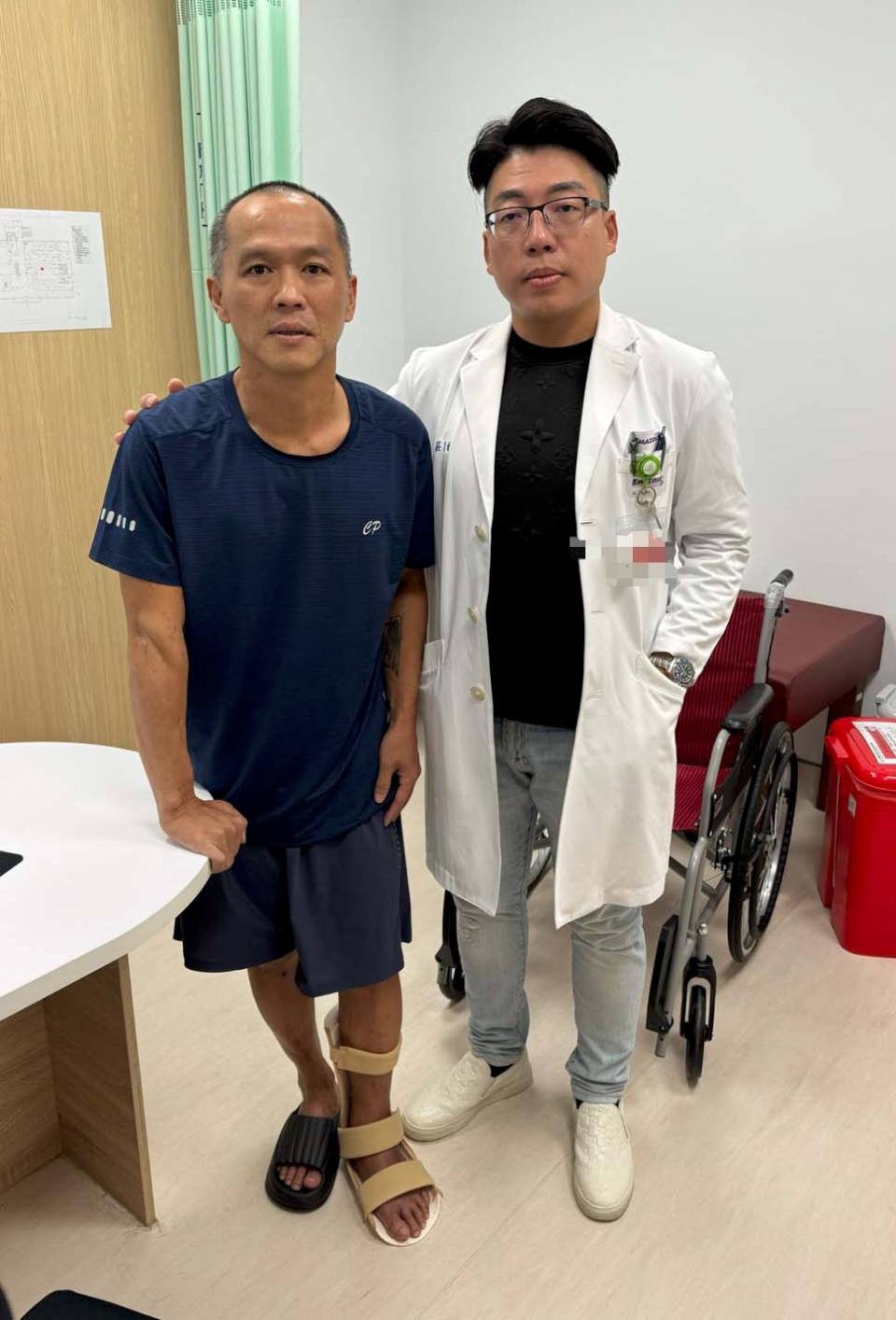 男機車騎士自撞橋墩骨盆動脈裂大出血 高雄秀傳紀念醫院跨科團隊介入搶命