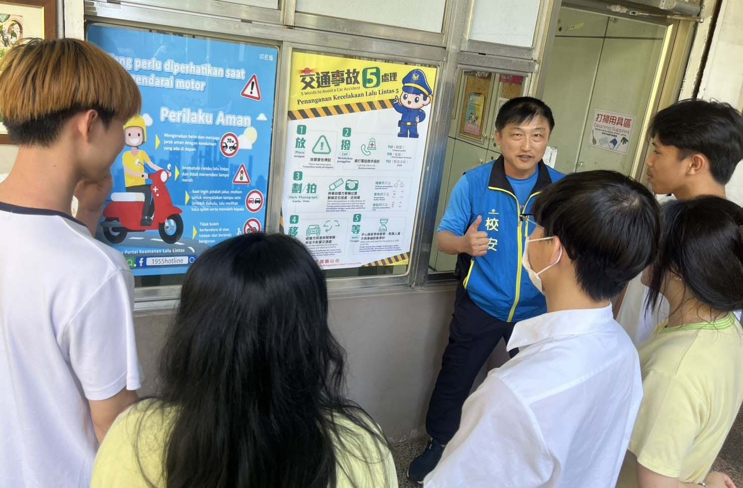 樹德家商攜手監理、警政機關推交安宣導 鼓勵僑生公假報名駕訓考照