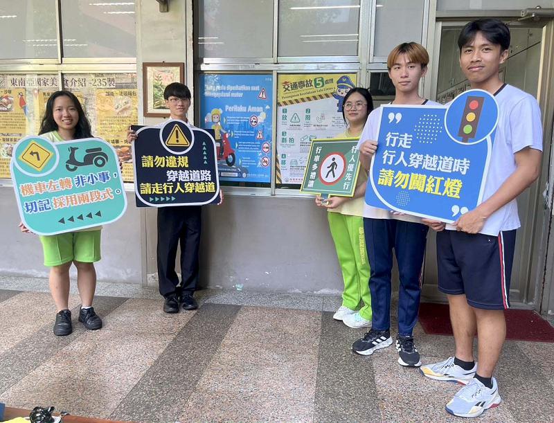 樹德家商攜手監理、警政機關推交安宣導 鼓勵僑生公假報名駕訓考照