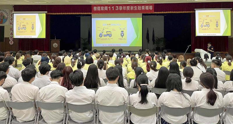 樹德家商攜手監理、警政機關推交安宣導 鼓勵僑生公假報名駕訓考照