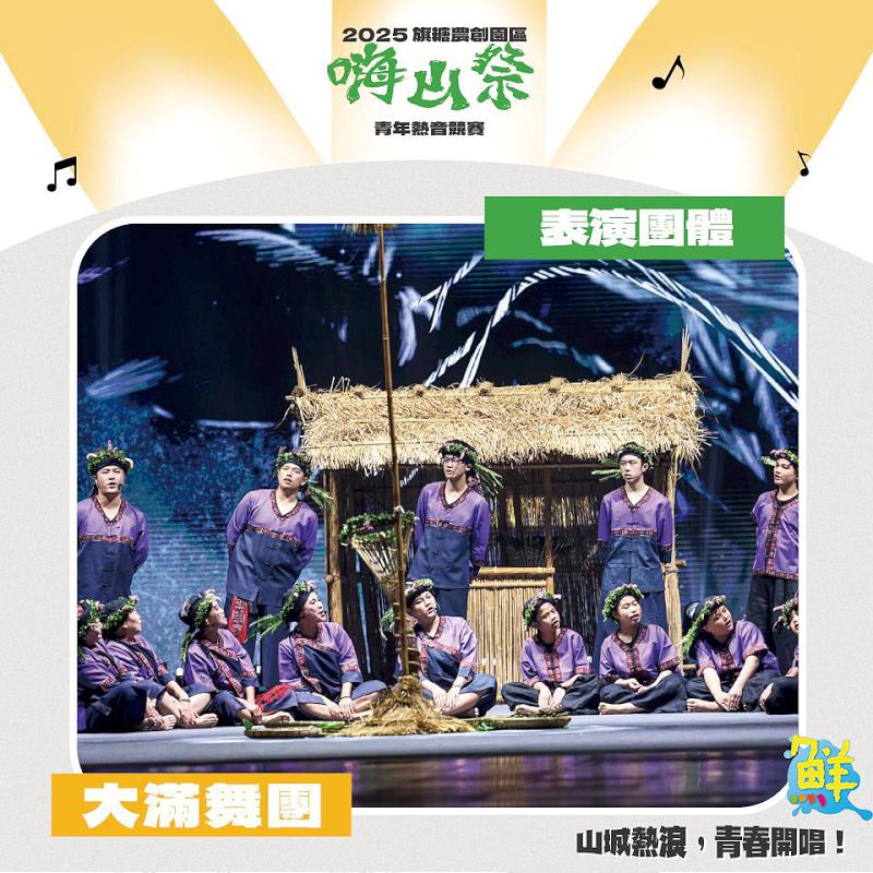 2025旗糖農創嗨山祭 青年熱音樂團尬場秀創意