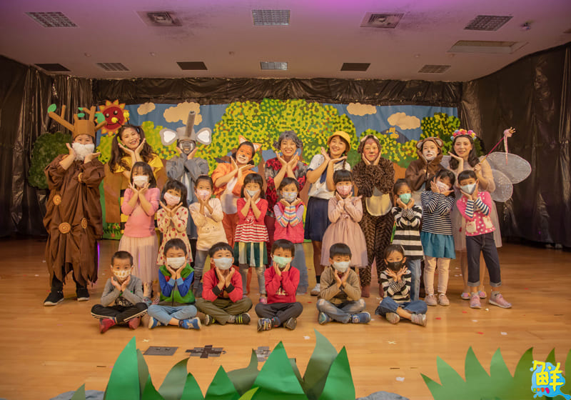 嘉藥幼保系畢業成果展「奶奶的慶生會」 小小觀眾反響熱烈 萌翻全場