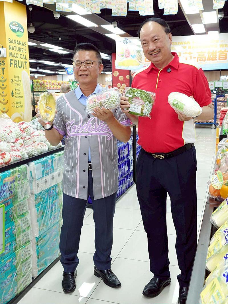 農業局114 年前進星馬推廣農產逾90場 台灣果食季、食品節主推高雄首選品牌