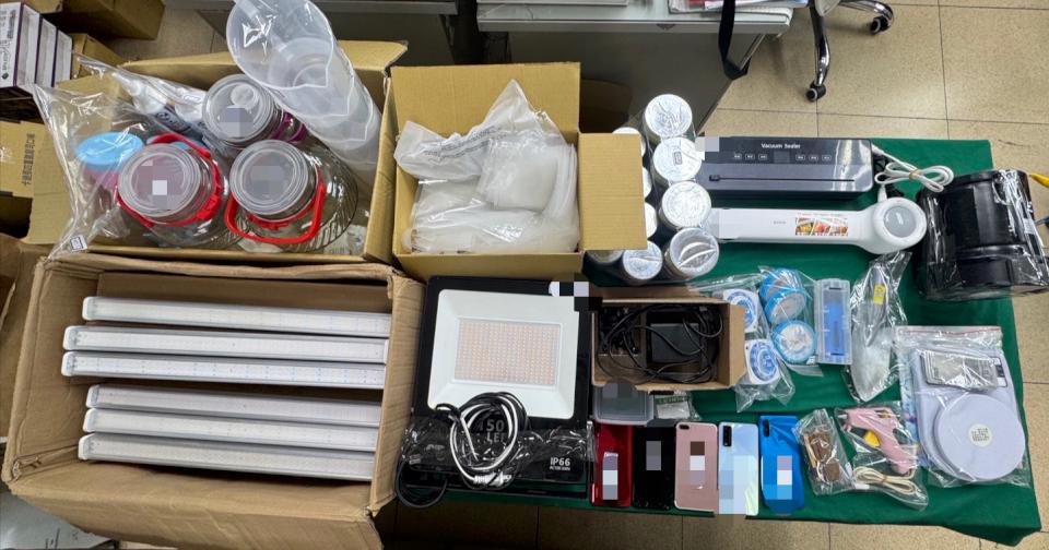 高市警局少年隊溯源毒品案 國道客運逮詐欺通緝犯扣大麻等證物送辦