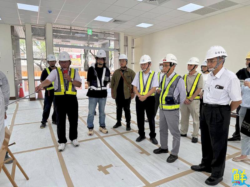 陽明交大7月進駐高雄舊蓮潭會館 林欽榮副市長視察整建進度
