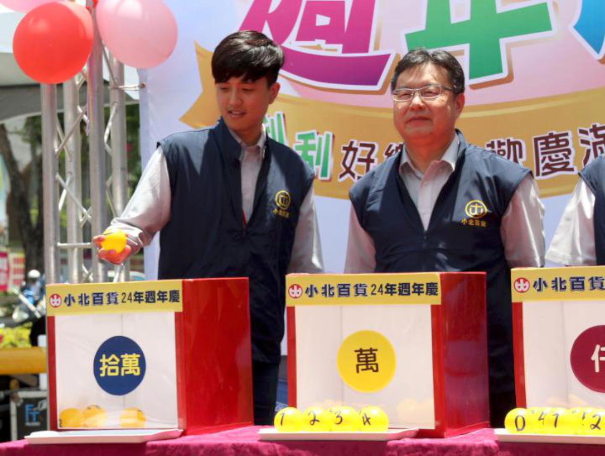 小北百貨24週年慶總抽獎 汽、機車中獎序號揭曉
