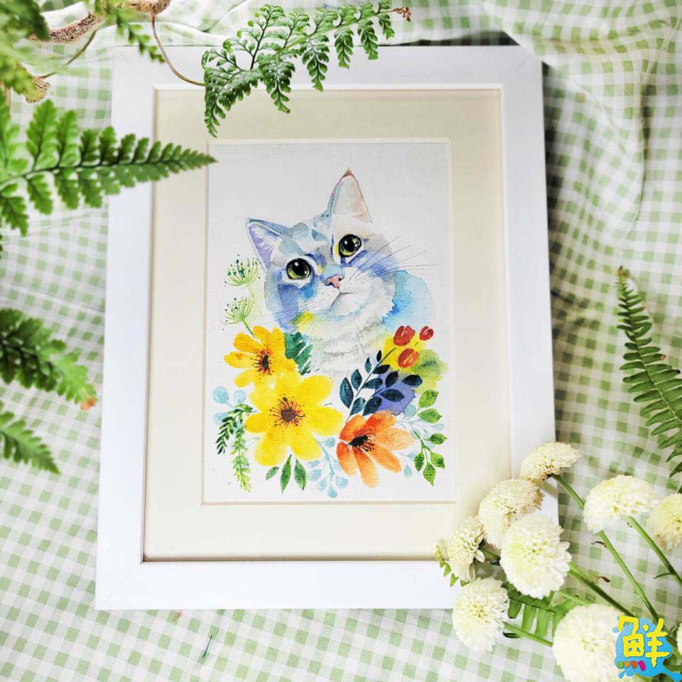 高雄僅此一家! 海景第一排的藝文空間 荷楷畫室 療癒繪畫紓壓身心