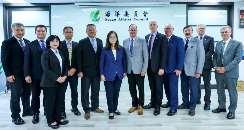 前加拿大參謀總長羅森領軍國安事務團訪海委會 商討台海和平穩定等議題