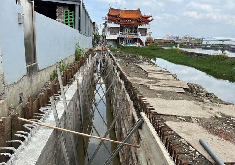 工務局新工處拓寬彌陀區文安路1巷 預計12月中完工通車