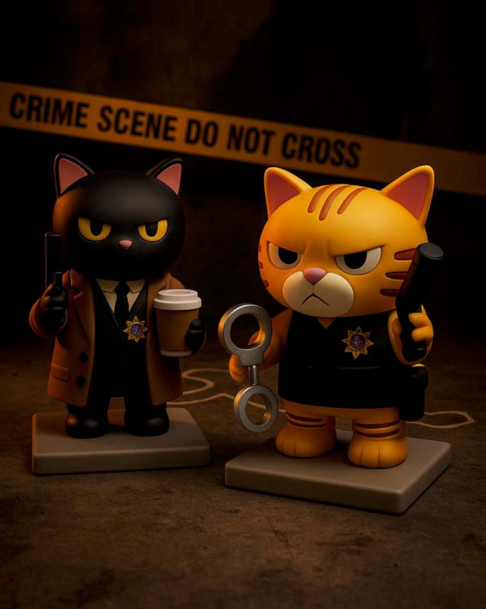 高市刑大新推原創IP刑事貓咪小隊 5喵星人各司其職宣導防詐