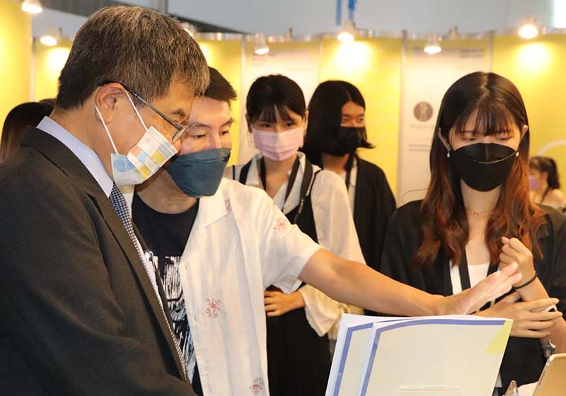 為期三天2022放視大賞高展館舉行 高科大文創系同步展107級畢業成果