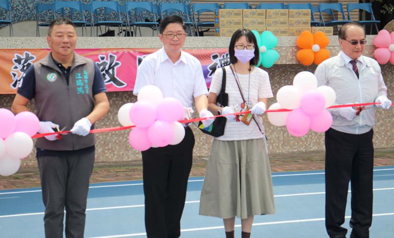 仁武高中60週年校慶系列活動 跑道改建落成啟用