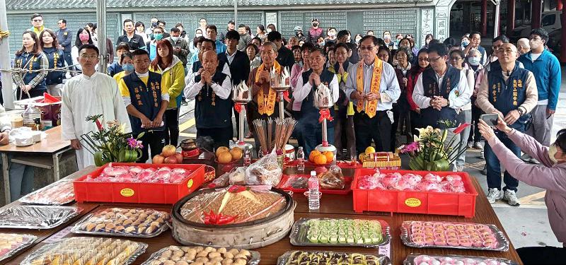 東照山關帝廟武財神趙公明開光 金爐完成重建同步開火迎財庫