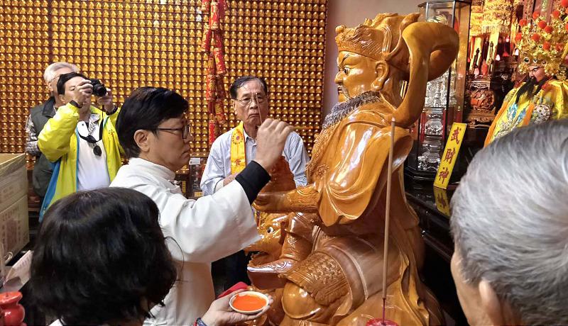 東照山關帝廟武財神趙公明開光 金爐完成重建同步開火迎財庫