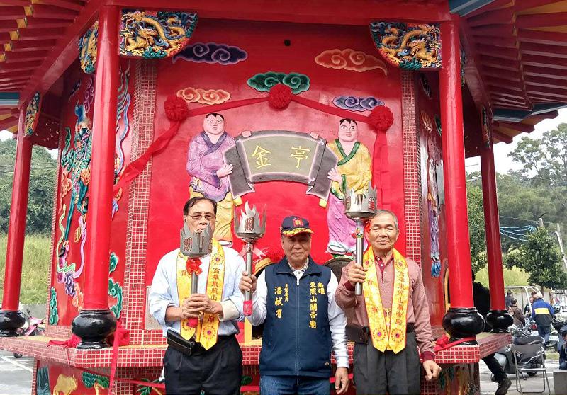 東照山關帝廟武財神趙公明開光 金爐完成重建同步開火迎財庫