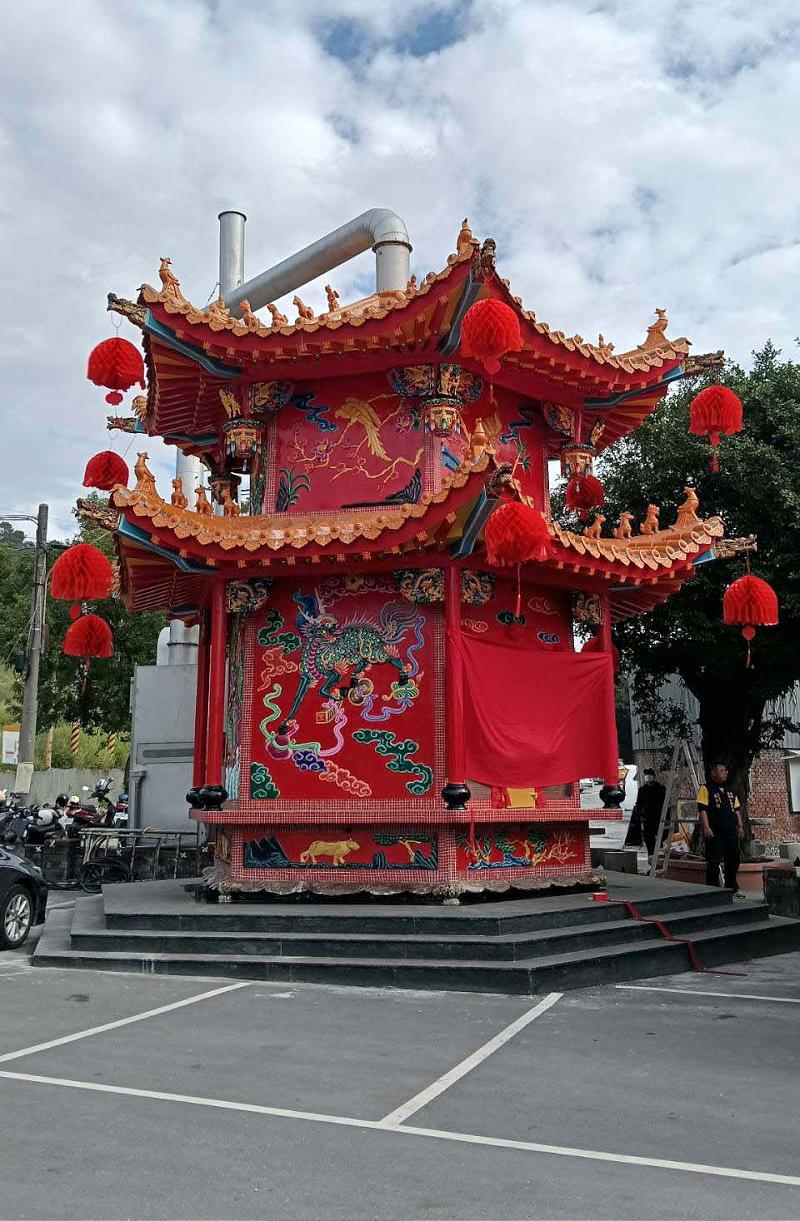 東照山關帝廟武財神趙公明開光 金爐完成重建同步開火迎財庫